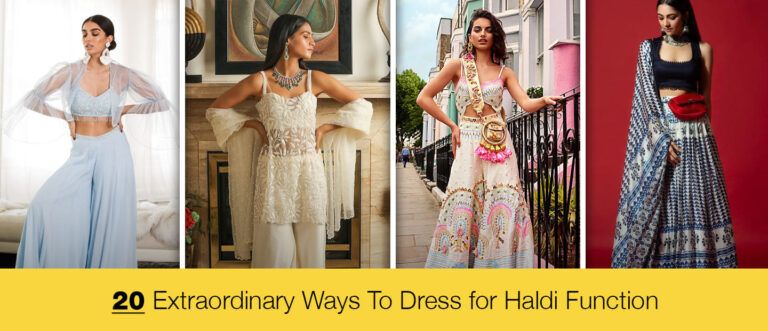 20 Extraordinary Ways To Dress for Haldi Function | Haldi Outfits
