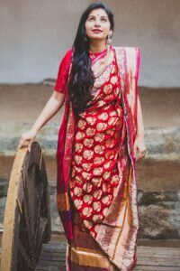 Bridal Red Banarasi Saree  - Bewakoof  Blog