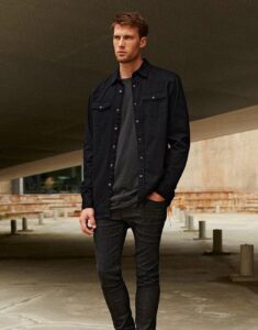 mens fashion jeans and shirt