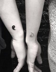 Yin and Yang - Bewakoof Blog- Couple Tattoo Ideas
