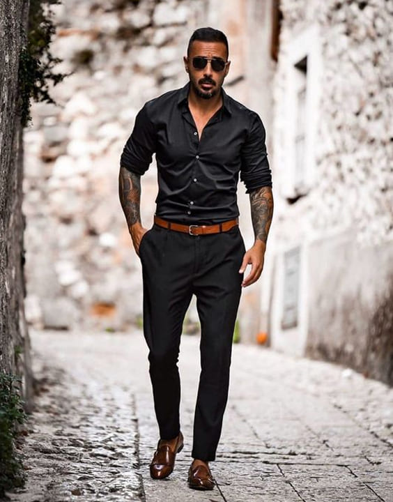 Best Black Shirt Combination Pant Ideas For Men
