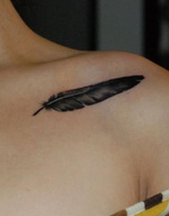 Feather tattoo - tattoos with meaning