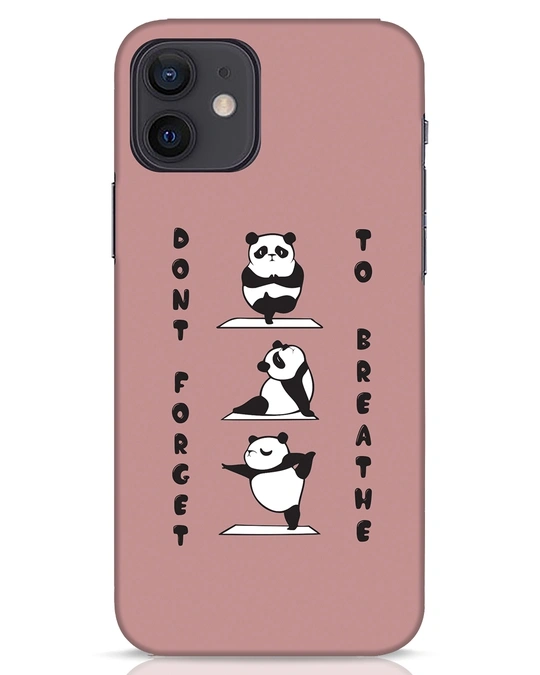 Yogi Panda Designer Hard Cover for iPhone 12