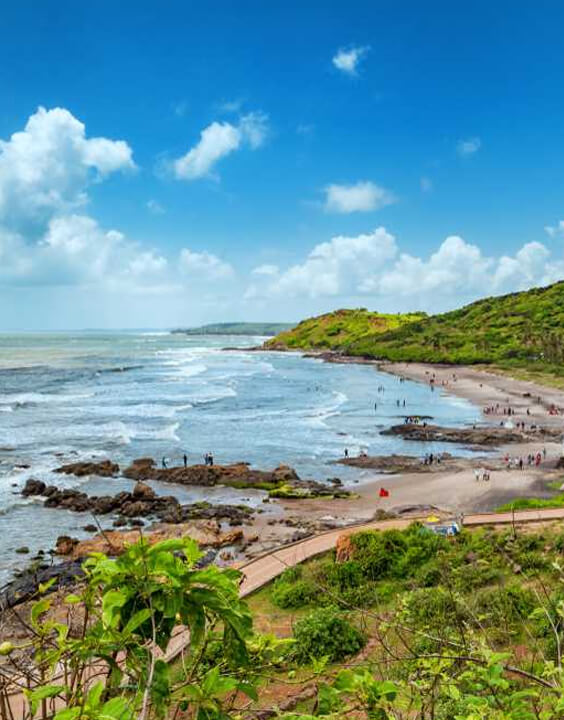 Anjuna Beach, North Goa - best beaches in India for Summer