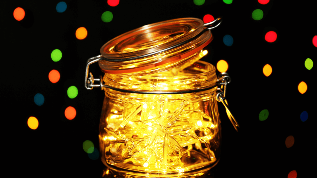 Lights In Glass Bottles - Diwali Decoration Ideas
