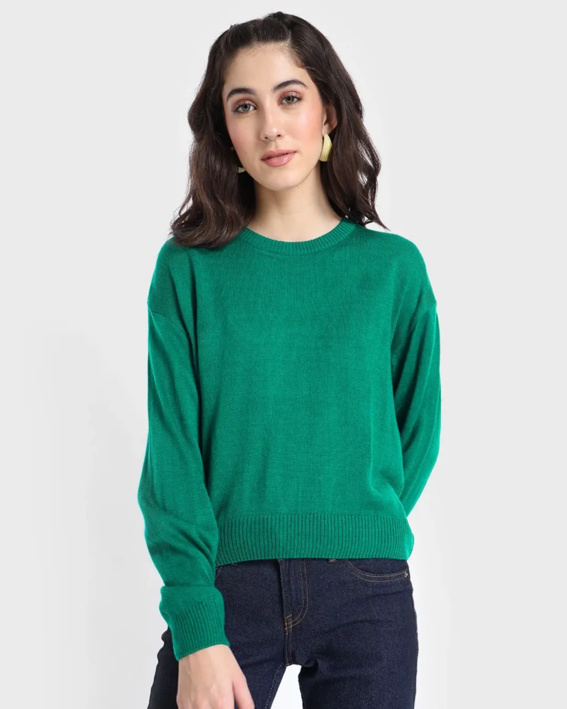 Women's Rolling Hills Crop Sweater