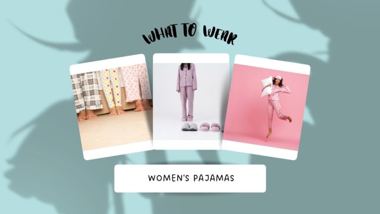 What to wear with women's pajamas