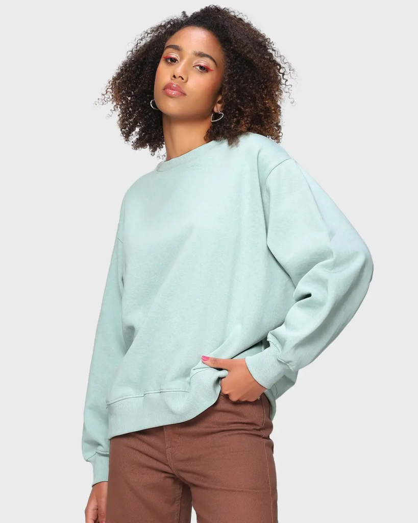 Women's Harbor Grey Super Loose Sweatshirt