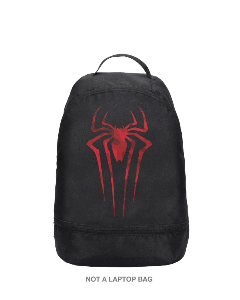 Unisex Black Spider Red Camo Small Backpack