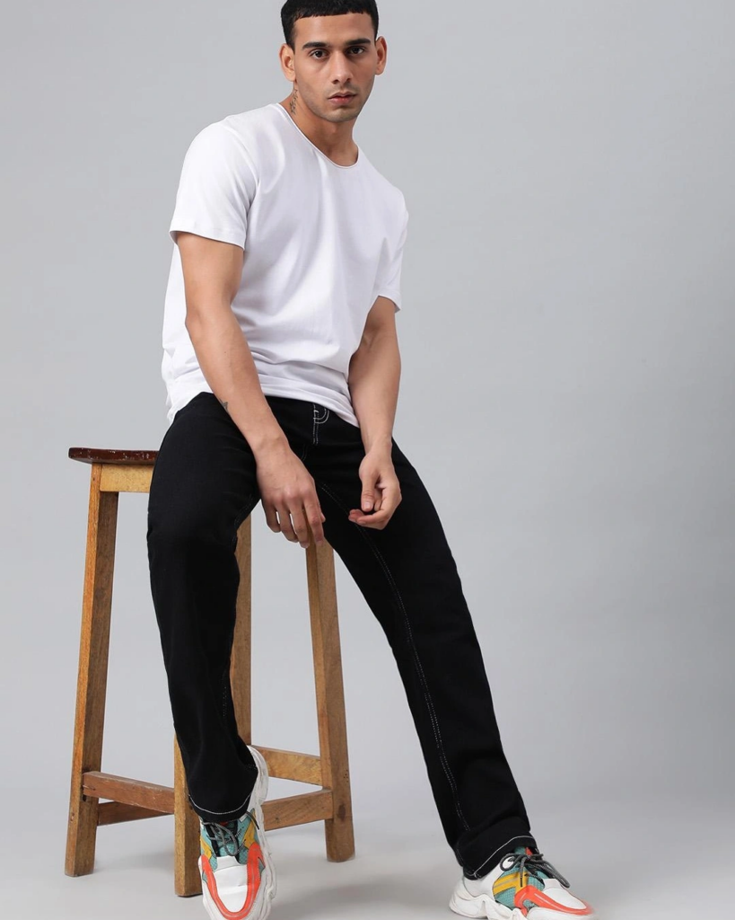 what to wear with men's full sleeve t-shirts