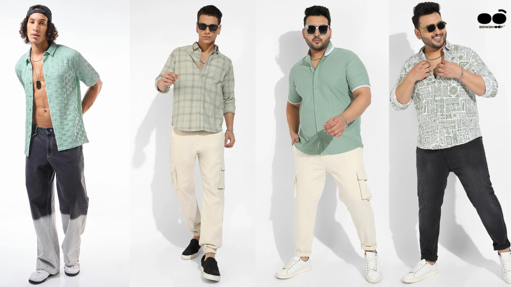Best Ways To Wear Green Formal Shirt Combination Pants