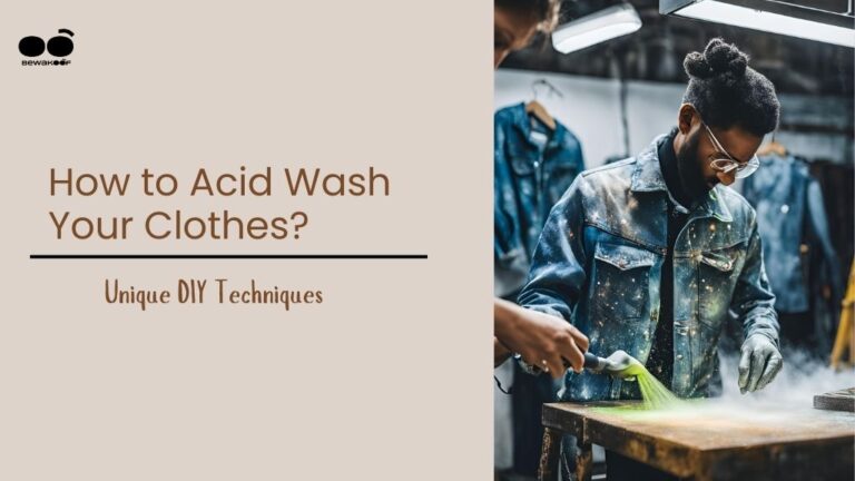 how to acid wash your clothes