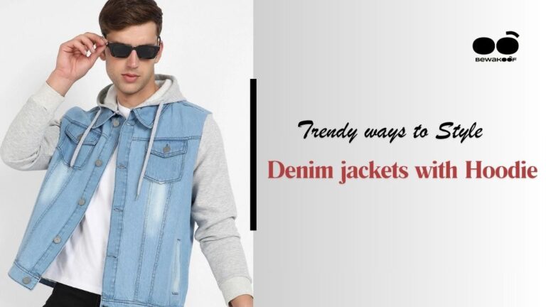 how to style denim jackets with hoodie