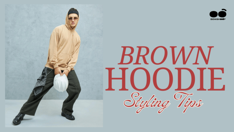 how to style a brown hoodie