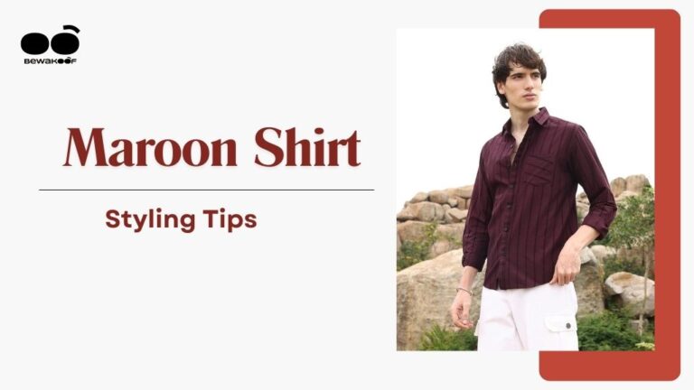 how to style maroon shirts with matching pants