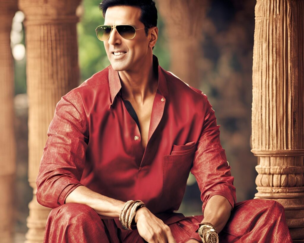 man styled a indian wear with sunglasses