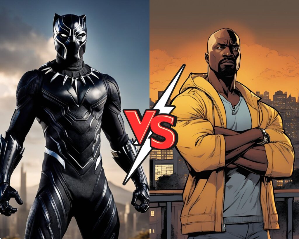 black panther vs luke cage