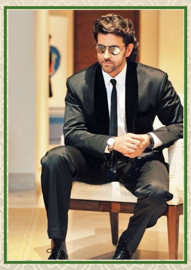 hrithik roshan in black coat suit 