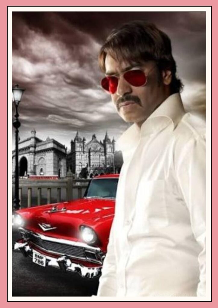 ajay devgn in white shirt with sunglass