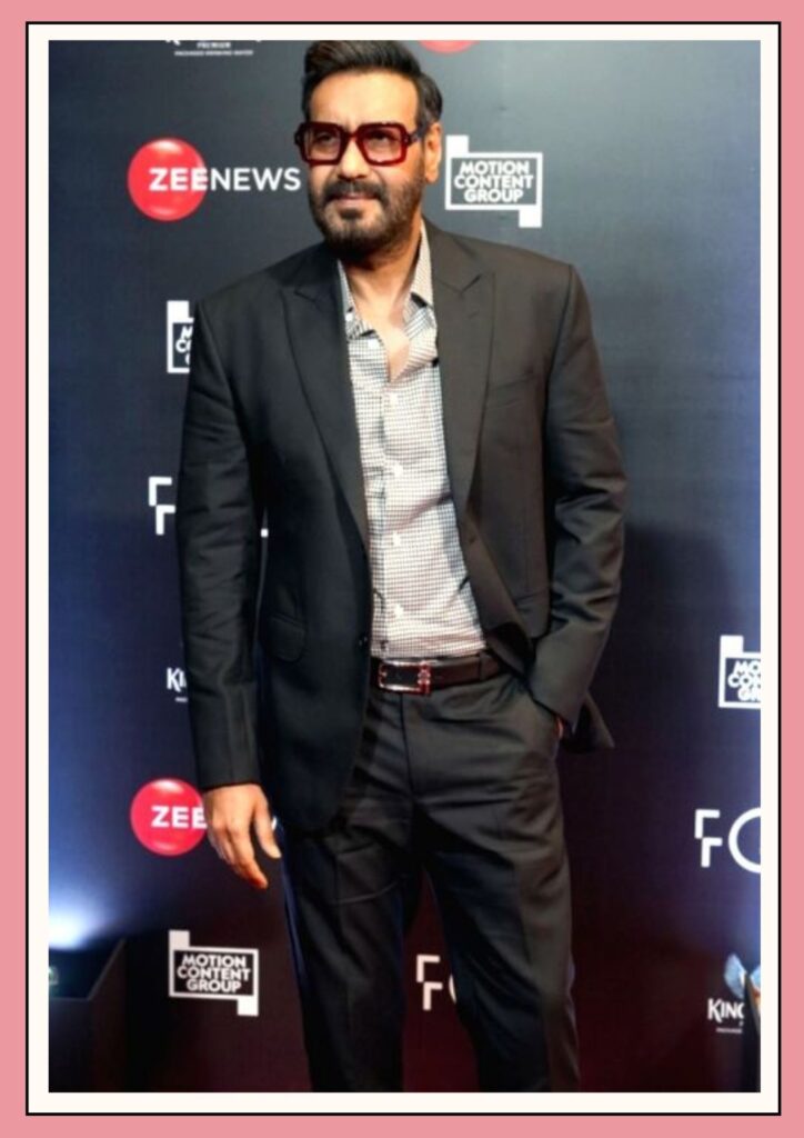 ajay devgn in black coat suit