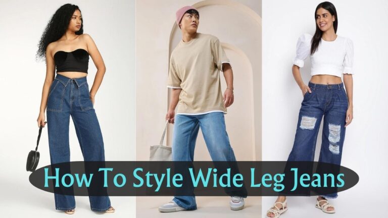 how to style wide leg jean