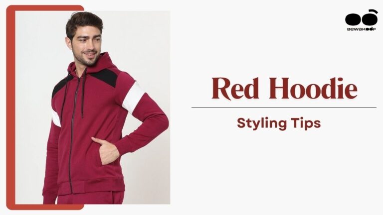 how to style red hoodie