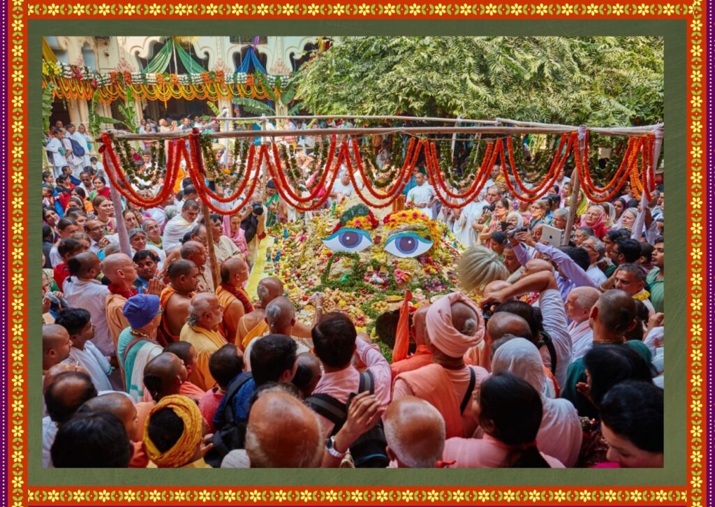 people doing the govardhan puja